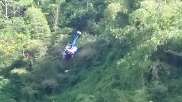 2 Korban Helikopter Jatuh Dirujuk ke Rumah Sakit TMC Tasikmalaya (38257)