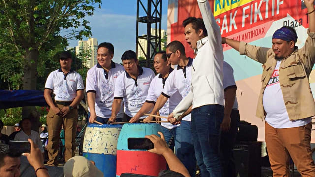 Ari Dono, Milenials Anti Hoax, Jakarta Pusat