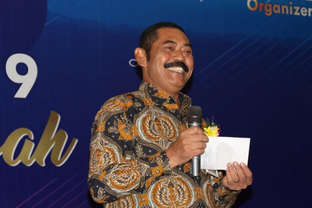 F.X. Hadi Rudyatmo menghadiri acara Anugerah Pers Indonesia pada Sabtu (16/03/2019). (Agung Santoso)