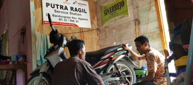 Pertamina EP Cepu Cetak Wirausaha Bengkel Mandiri di Bojonegoro