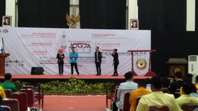 Forum Lemabaga Legislatif Mahasiswa saat gelar Musyawarah Nasional di Yogyakarta, Senin (18/3/2019). Foto: erl