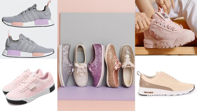 Sneakers gemes untuk cewek feminin. Foto: Dok. Puma, Keds, Adidas, Fila, Nike