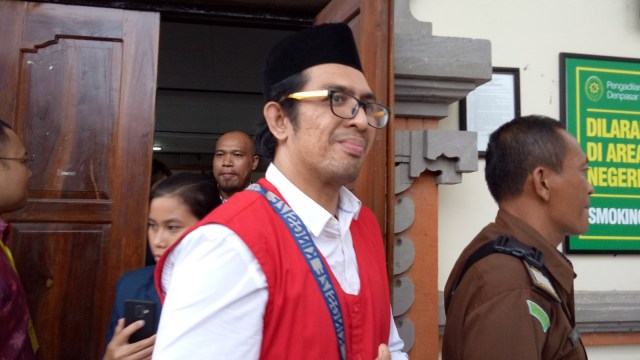Mohd Husaini Bin Jaslee usai menjalani sidang di Pengadilan Negeri Denpasar, Senin (18/3). Foto: Denita BR Matondang/kumparan