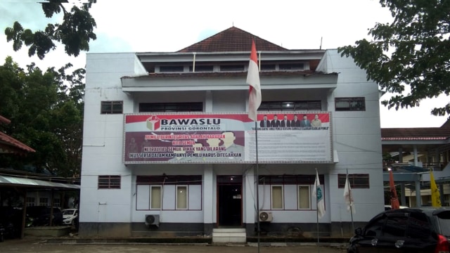 Kantor Bawaslu Provinsi Gorontalo. Foto : Rahmat Ali