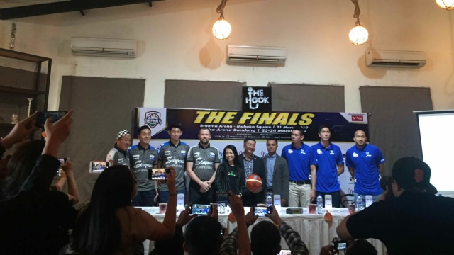 Konferensi pers final IBL 2018/19. Foto: Arif Utama/kumparan