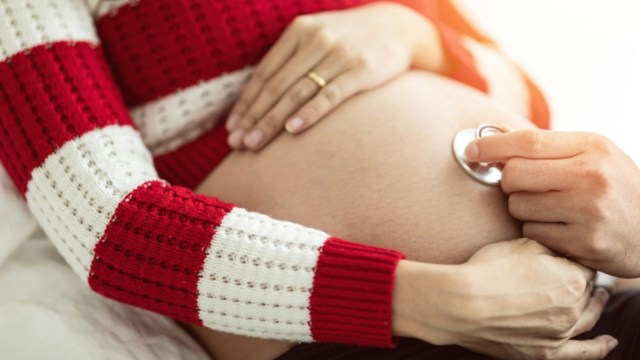 Ilustrasi ibu hamil memeriksakan kandungannya ke dokter Foto: Shutterstock