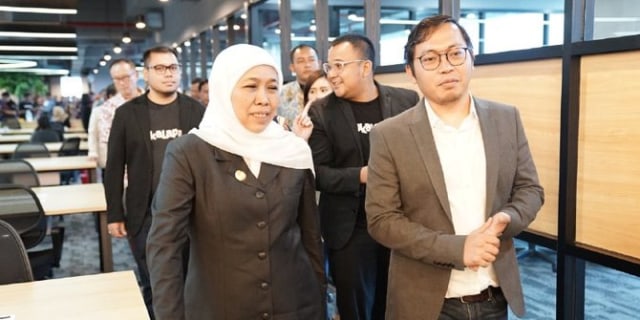 Buka di Surabaya, bos Bukalapak dititipi Khofifah angkat produk Jatim