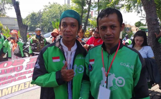 Achmad Hilmi Hamdani, Driver Gojek di PN Surabaya