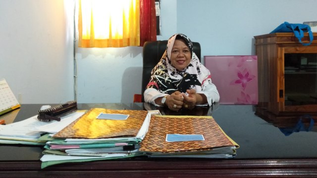 Kepala Dinas Pemberdayaan Perempuan dan Perlindungan Anak Kabupaten Dompu. Foto: Nining Febriani/Info Dompu
