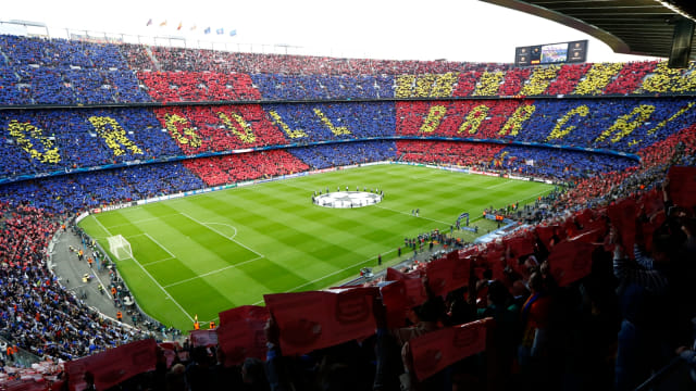 Suasana Camp Nou jelang laga Barcelona vs Bayern Muenchen musim 2012/13. Foto: AFP/Quique Garcia