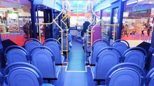 Konfigurasi kursi pada bus listrik MAB Foto: Aditya Pratama Niagara/kumparanOTO