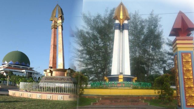 Perupa Kecam Perubahan Warna Tugu Monumen Sampang