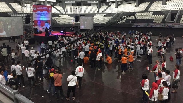 Suasana Deklarasi alumni PTS se-Jabodetabek untuk Jokowi-Amin, Jumat (22/3). Foto: Rafyq Panjaitan/kumparan