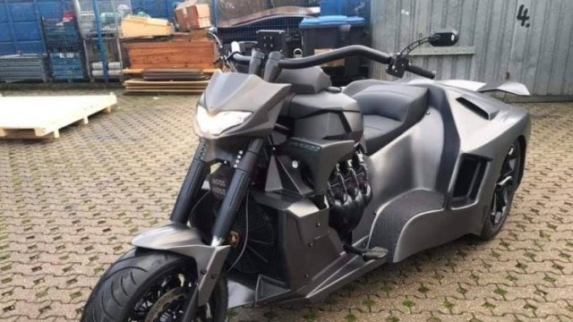 Modifikasi motor besar jadi Lamborghini