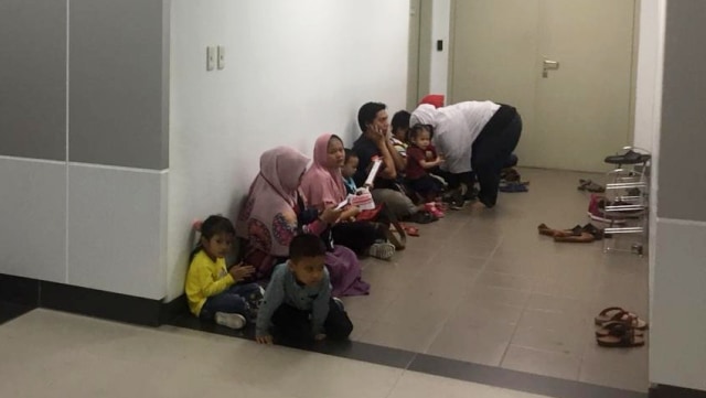 Suasana di dalam stasiun MRT Bundaran HI