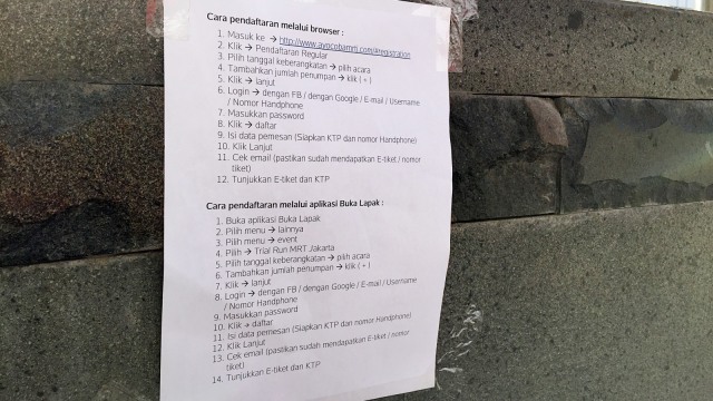 Penumpang Tertahan, Stasiun MRT Bundaran HI