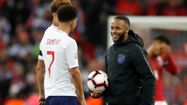 Jadon Sancho, Raheem Sterling, Timnas Inggris