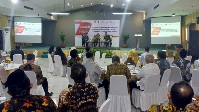 Workshop Optimalisasi Manajemen Sumber Daya Berbasis Good Governance untuk Peningkatan Kesejahteraan Daerah, yang digelar KPK bekerja sama dengan Kemendagri, Ford Foundation dan Universitas  Paramadina Jakarta. Senin (25/03/2019)