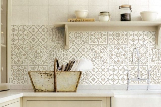  Keramik  Mozaik Berikan Karakter pada Dapur  dengan 7 