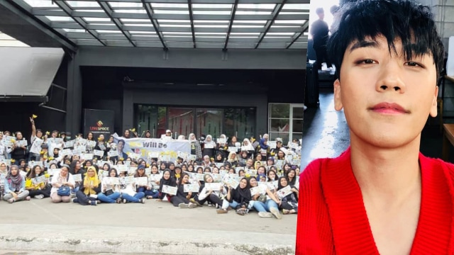Aksi puluhan VIP Indonesia mendukung Seungri Foto: LEMONedPearl/Twitter | seungriseyo/Instagram
