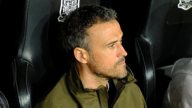 Luis Enrique, pelatih Timnas Spanyol itu. Foto: REUTERS/Heino Kalis