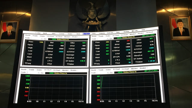 Pencatatan Perdana Reksa Dana ETF di Gedung BEI, Jakarta Selatan, Rabu (27/3). Foto: Abdul Latif/kumparan