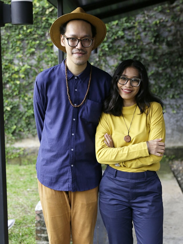 Penyanyi Endah n Resha saat hadir di rilis singel Andien berjudul Everything In Between di Kemang, Jakarta, Rabu (27/3). Foto: Ronny