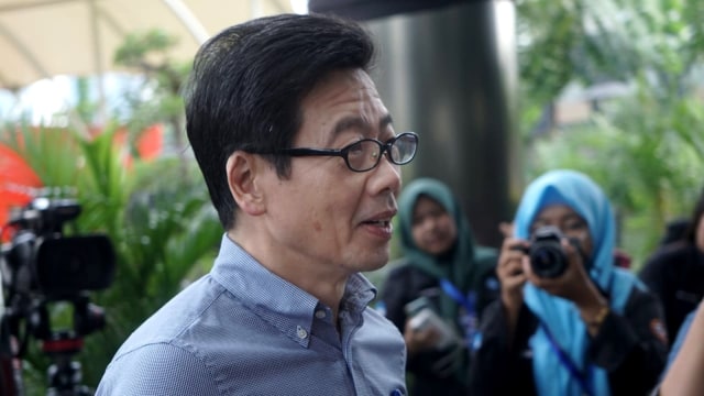 Pemilik PT Borneo Lumbung Energi, Samin Tan, di KPK