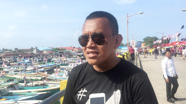 Wakil Ketua Tim Kampanye Nasional (TKN), Abdul Kadir Karding di Balikpapan, Kalimantan Timur. Foto: Moh Fajri/kumparan