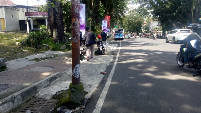 Lokasi di Jalan Bandung, Kota Malang yang diduga tempat terjadinya kekerasan pada anak.(foto: Ben/ Tugu Malang).