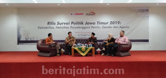 Inilah Hasil Survei PUSAD UMS Terkait Pilpres di Jatim (210523)