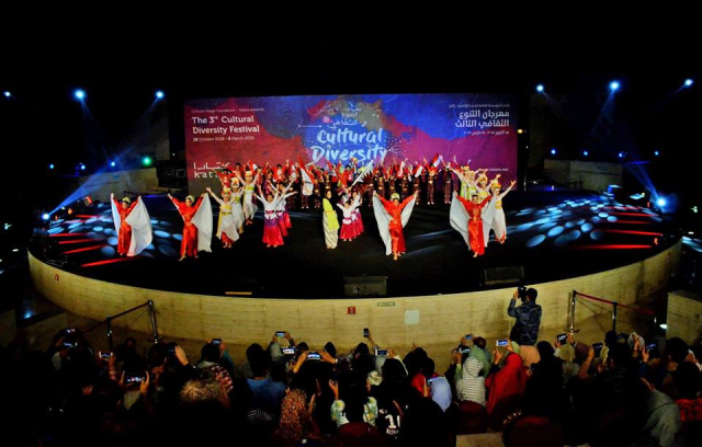 Penampilan Indonesia pada Cultural Diversity Indonesia di Pusat Budaya Qatar (Dok. KBRI Doha).