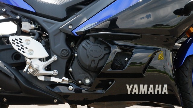 Layout mesin Yamaha R25 Foto: Aditya Pratama Niagara/kumparanOTO