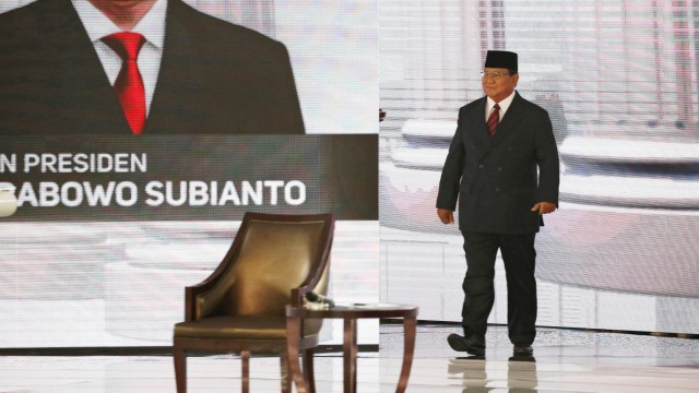 Debat Ke IV Pilpres, Prabowo Subianto
