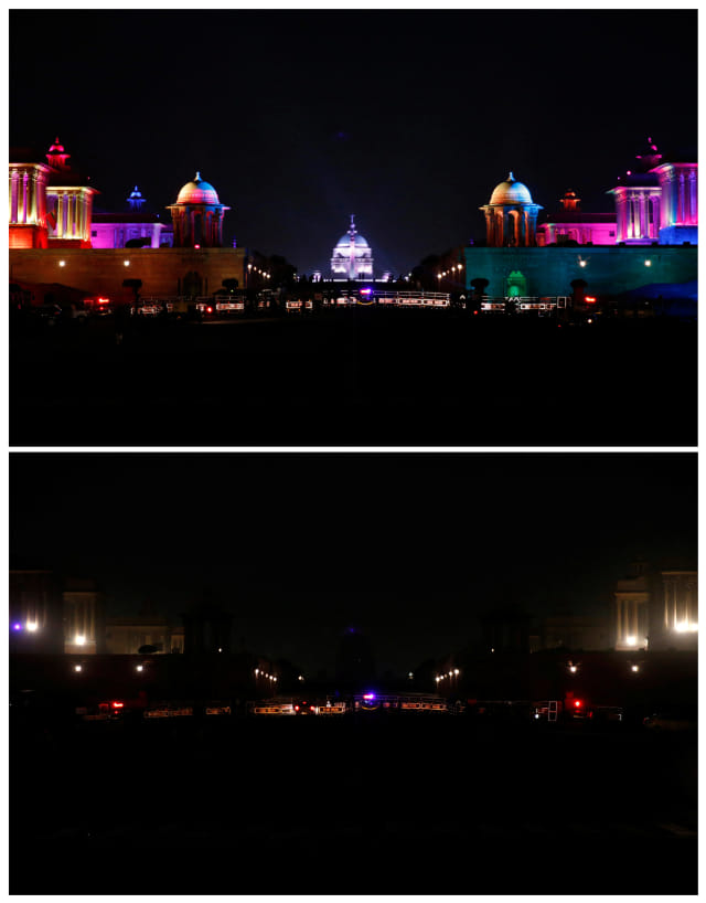 Earth Hour Istana Kepresidenan India