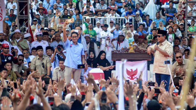 Prabowo, Sandi, Sidoardjo, Kampanye Akbar