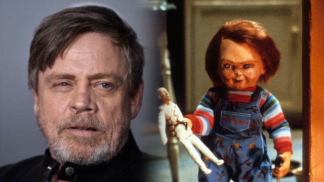 Mark Hamill pengisi suara Chucky. Foto: Getty Images/Frazer Harrison dan Getty Images/United Artists