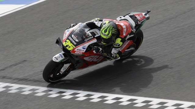 Cal Crutchlow tampil di GP Argentina 2019. Foto: Juan Mabromata/AFP