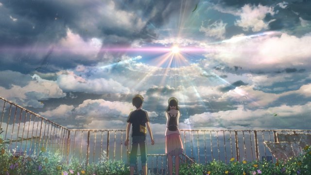 Adegan film terbaru Makoto Shinkai, 'Weathering With You'. Foto: Twitter @tenkinoko_movie/CoMix Wave Films