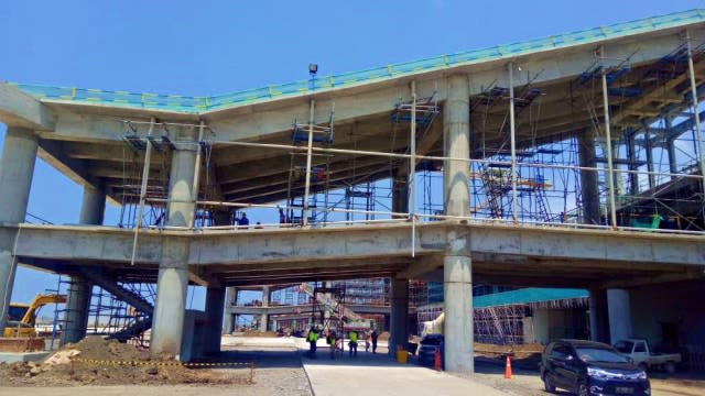 Progress pembangunan Bandara New Yogyakarta International Airport (NYIA) Kulonprogo. Foto: Istimewa.