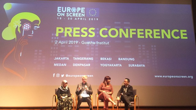Konferensi pers Europe on Screen 2019 di Goethe-Institut Jakarta, Selasa (2/4). Foto: Sarah Yulianti/kumparan