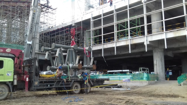 Proyek pembangunan bandara baru di Kulon Progo. Foto: erl