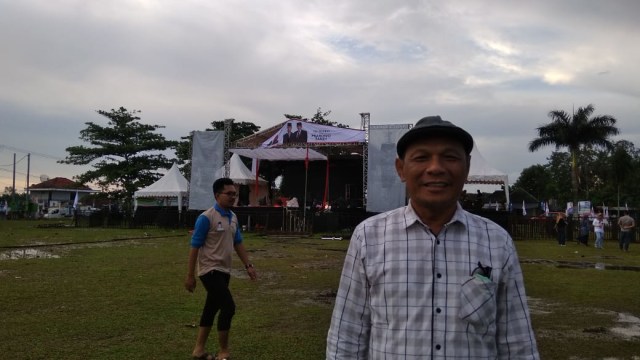 Warsianto Ketua Badan Pemenangan Provinsi ( BPP)  Prabowo-Sandi Provinsi Bangka Belitung. (tim)