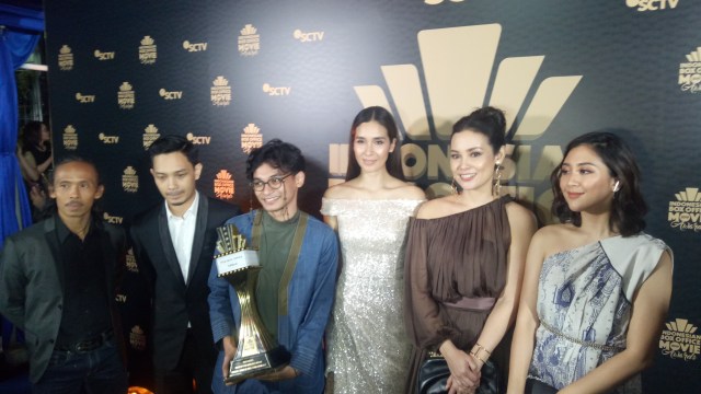 Cast Wiro Sableng di Indonesian Box Office Movie Awards 2019 Foto: Ainul Qalbi