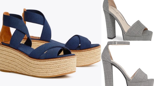 Wedges dan Platform heels. Foto: Dok.Tory Burch dan Nordstrom