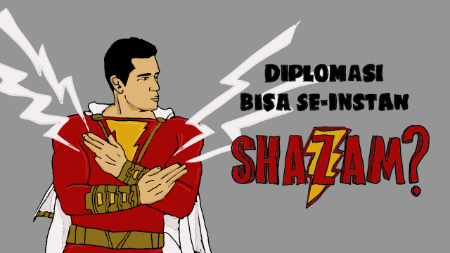 Ilustrasi karakter Shazam. Instagram.com/mugteh