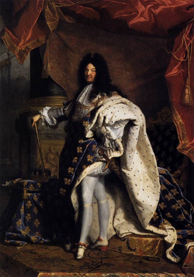 King Louis XIV mengenakan high heels. Foto: Wikimedia Commons