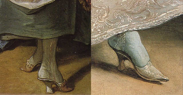High heels perempuan di er abad ke-18. Foto: Wikimedia Commons