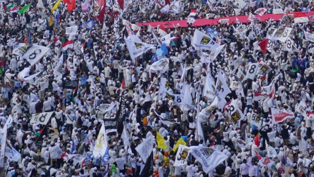 Suasana kampanye akbar Prabowo-Sandi di GBK Foto: Dok. Tim Prabowo-Sandi