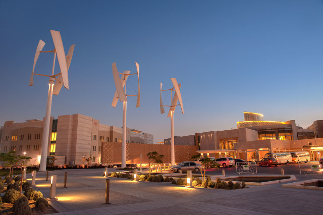 Student Center di Education City, Qatar. Foto: Wikimedia Commons